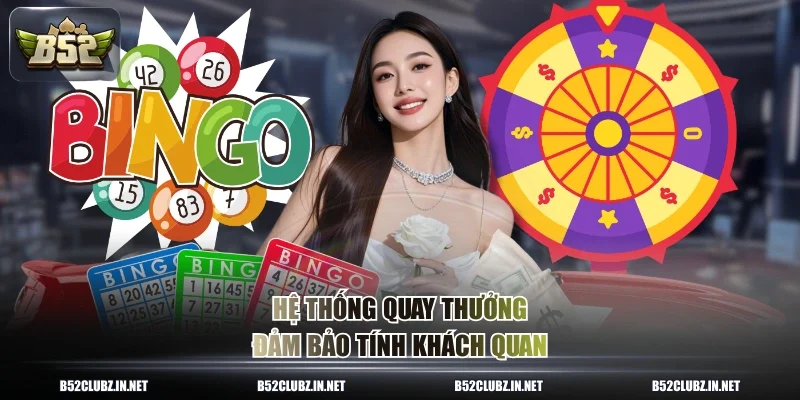 Hệ thống quay thưởng đảm bảo tính khách quan